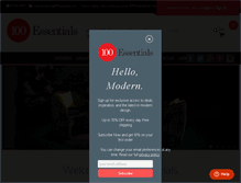 Tablet Screenshot of 100essentials.com